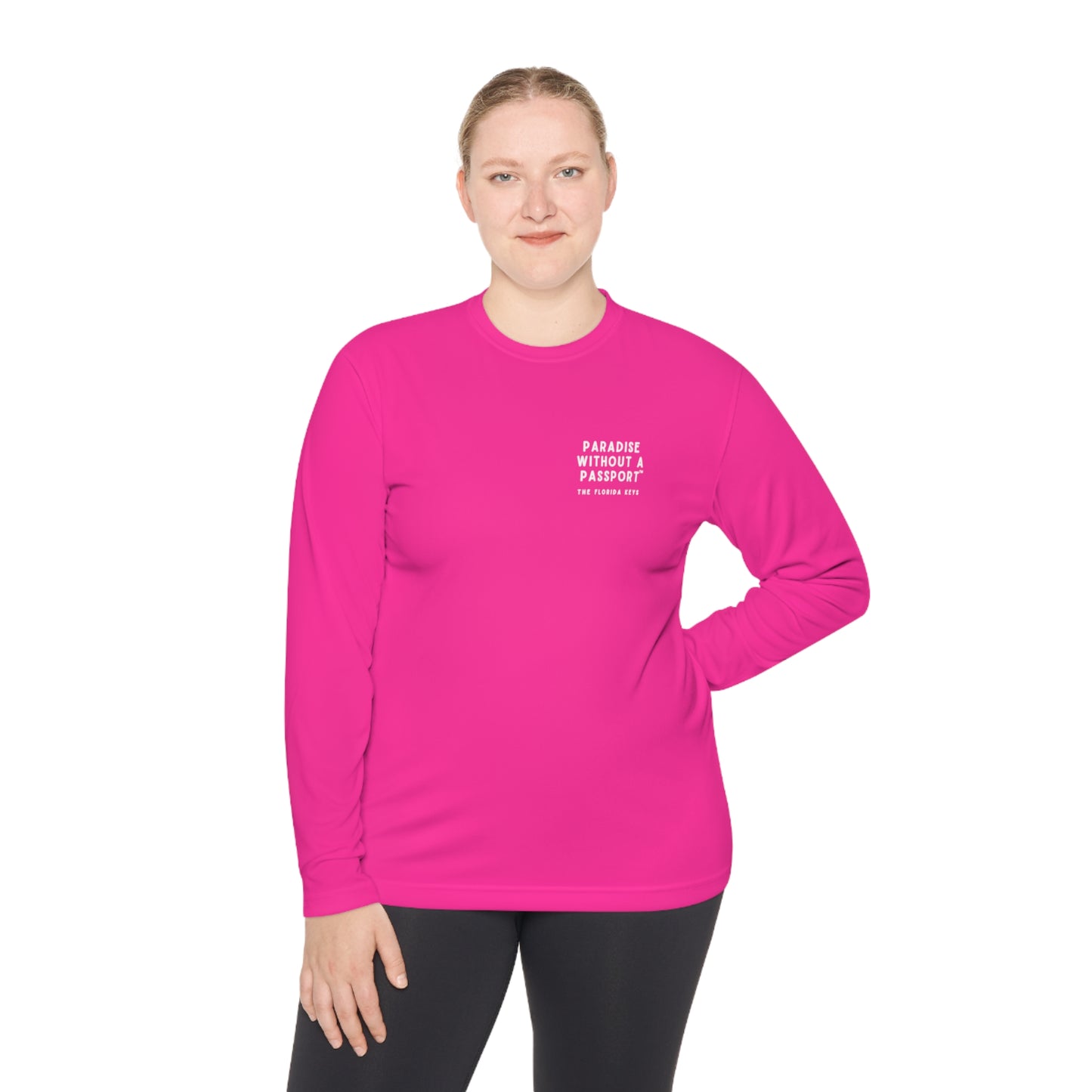 florida keys map - long sleeve fishing shirt - uv protected