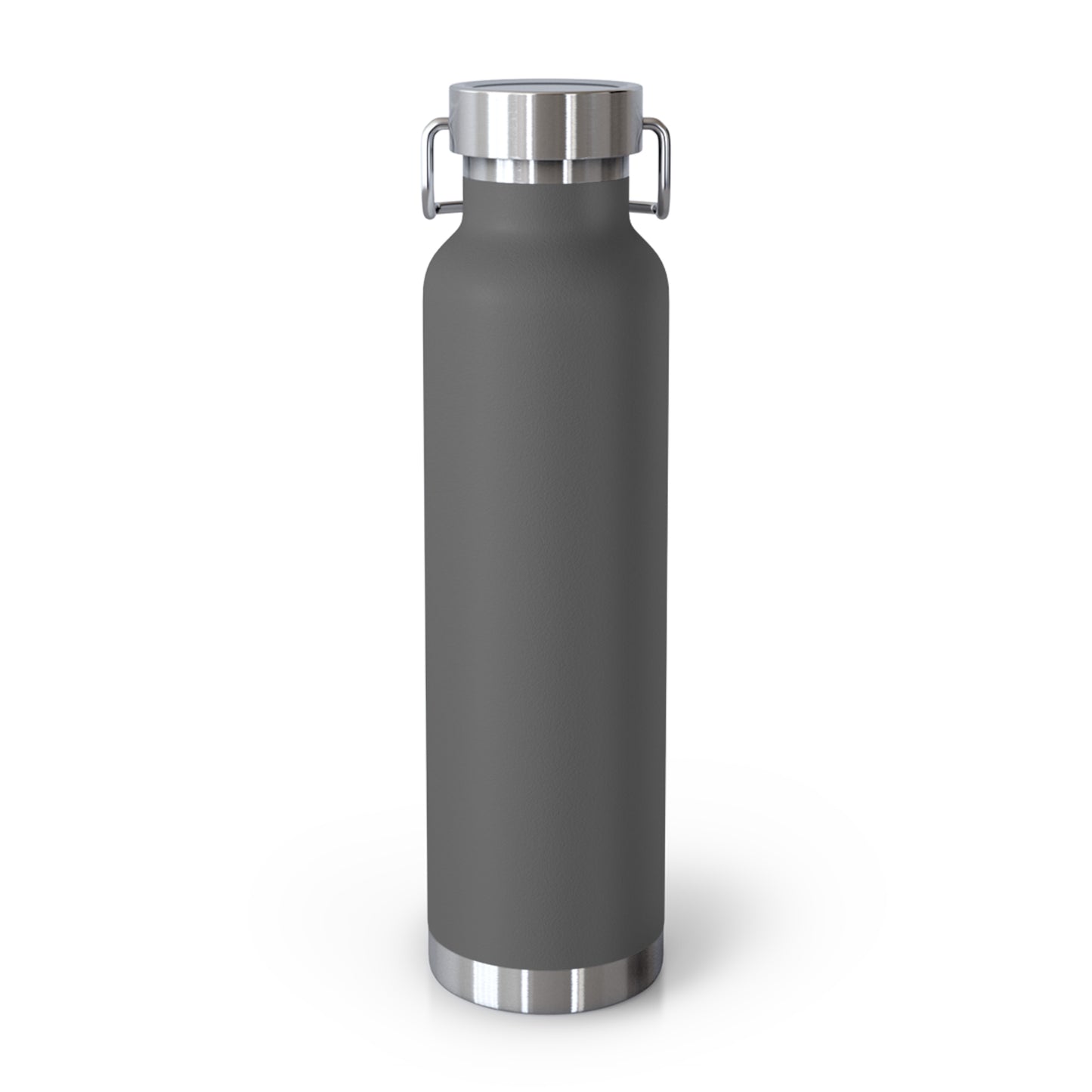 "paradise without a passport" - insulated water bottle, white logo