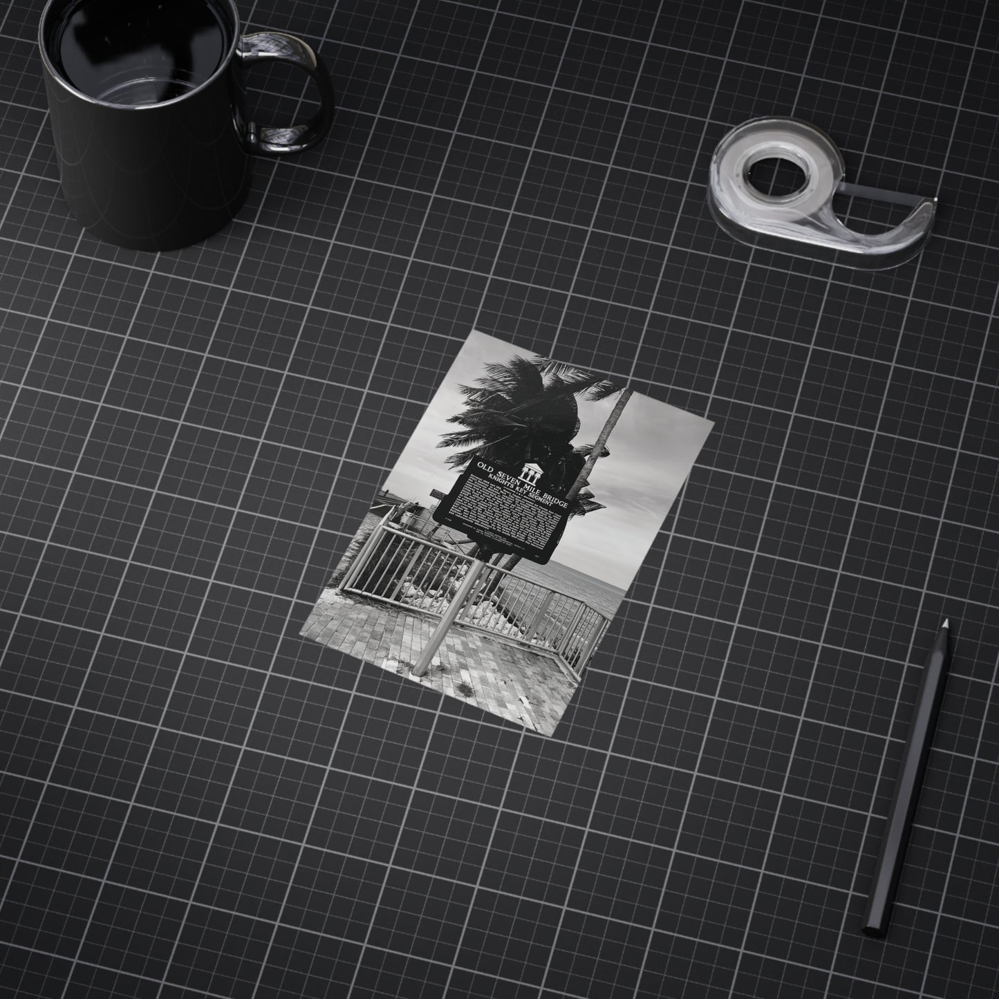 Matte Print of Seven Mile Bridge - Florida Keys Photography