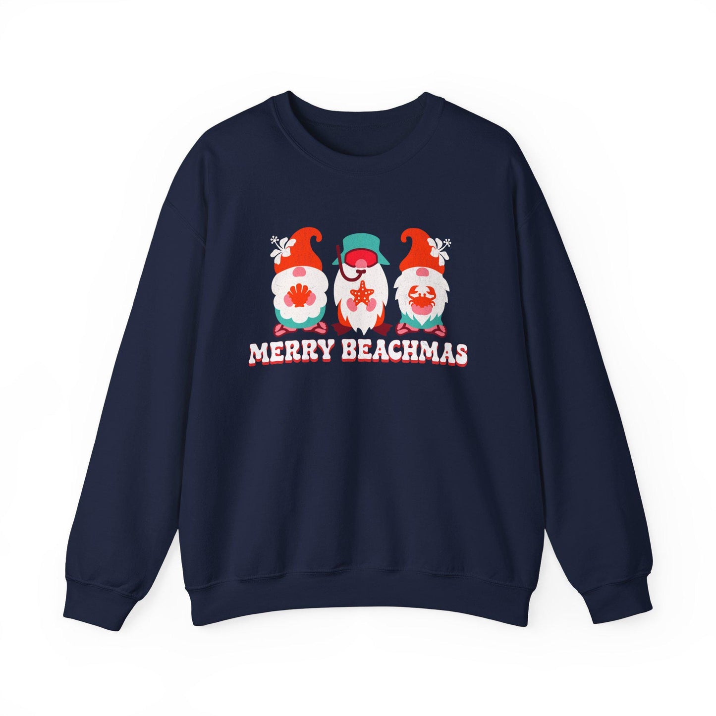 Merry Beachmas Gnome Christmas Sweatshirt, cute and funny beach sweatshirt, key west, marathon, key largo, islamorada
