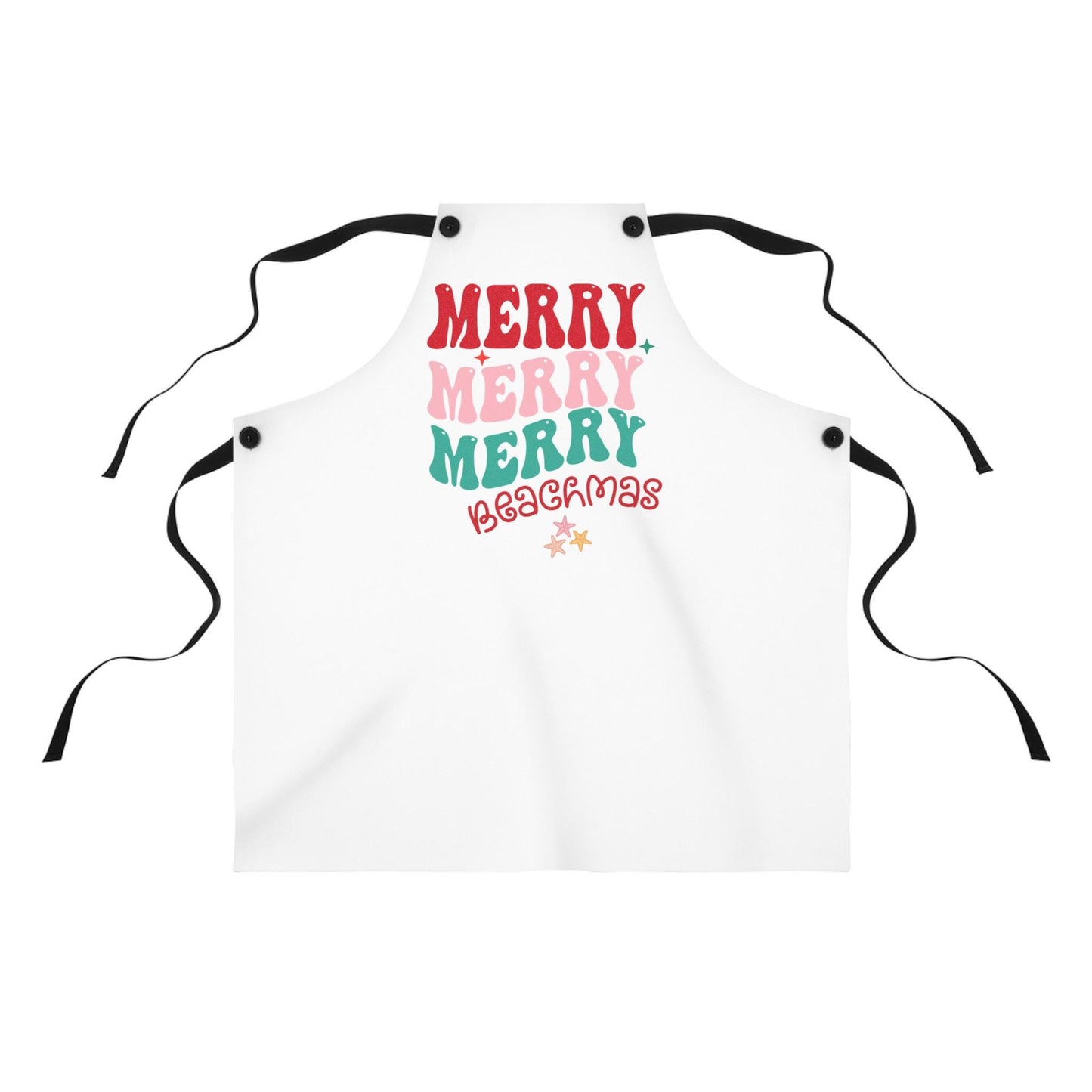 Merry Beachmas Christmas Apron