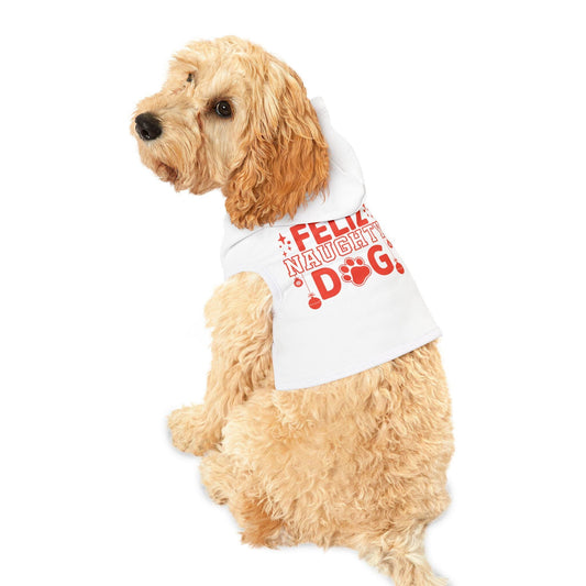 Cute funny Christmas pet hoodie, dog cat holiday sweatshirt