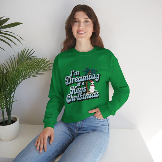 Florida Keys Christmas Sweatshirt, cute and funny beach sweatshirt, key west, marathon, key largo, islamorada