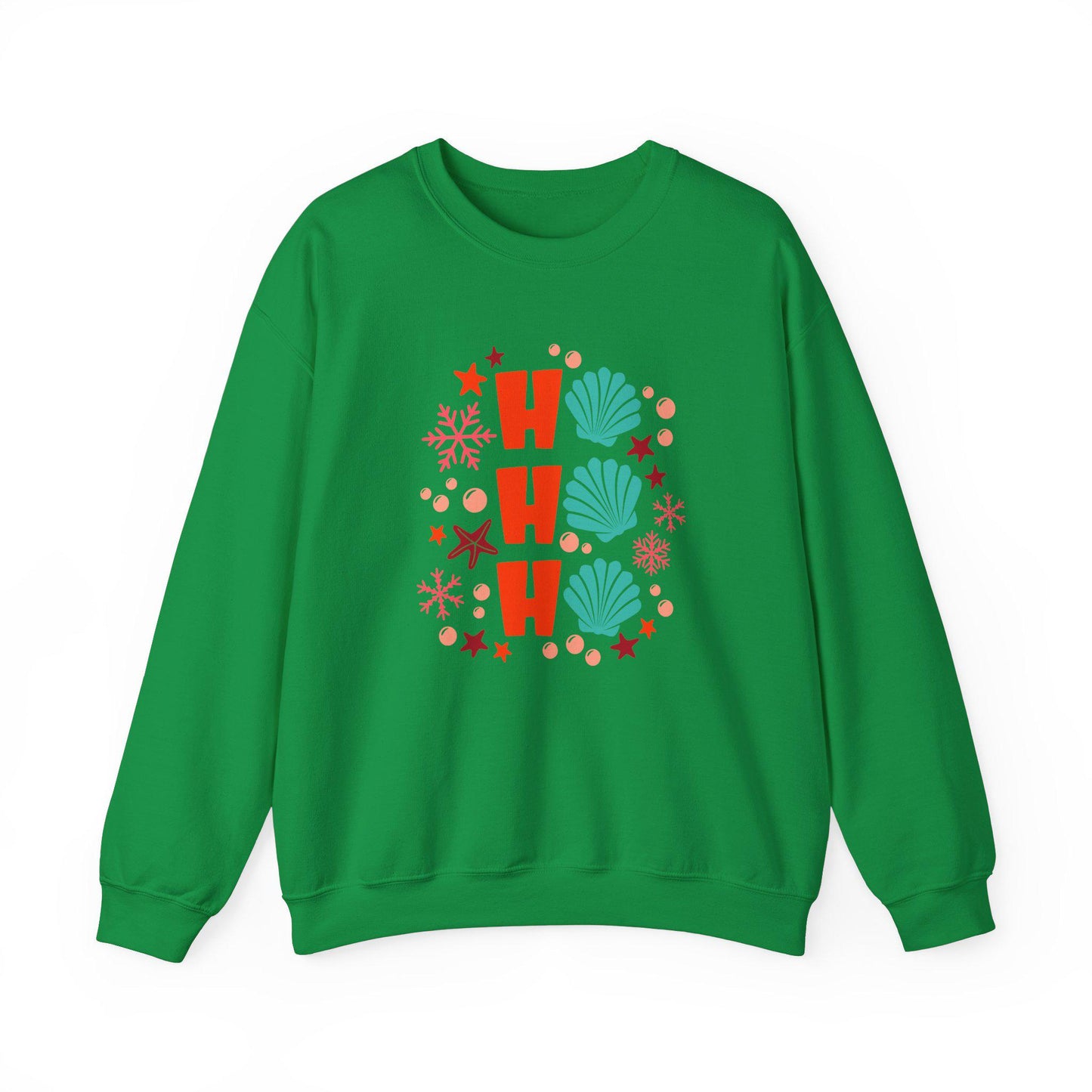 Beachy Christmas Sweatshirt, cute and funny holiday sweatshirt, lightweight sweatshirt